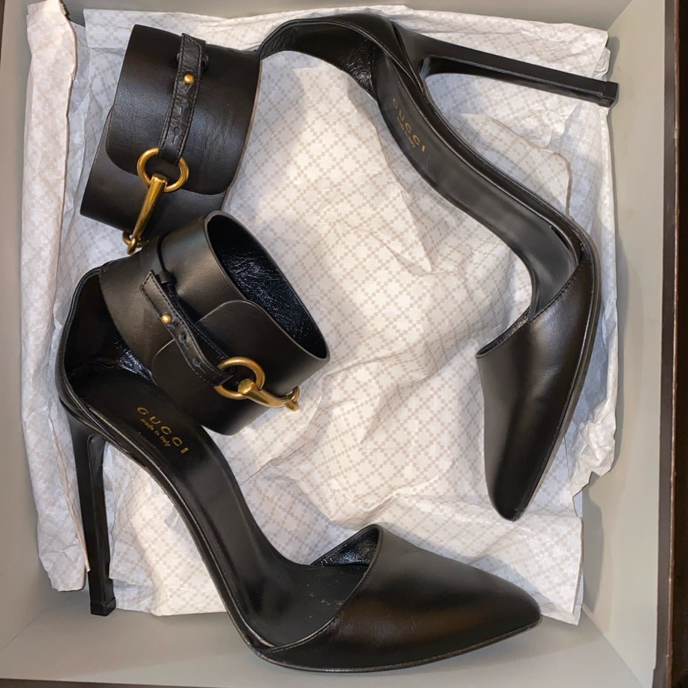Leather Lifford Nero Gucci Pump